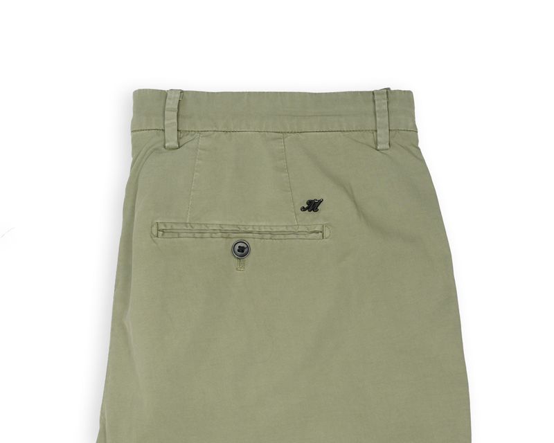 Olive Chino, Mid-Rise Trouser