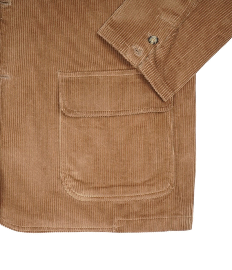 Brown Unlined Corduroy Sports Jacket