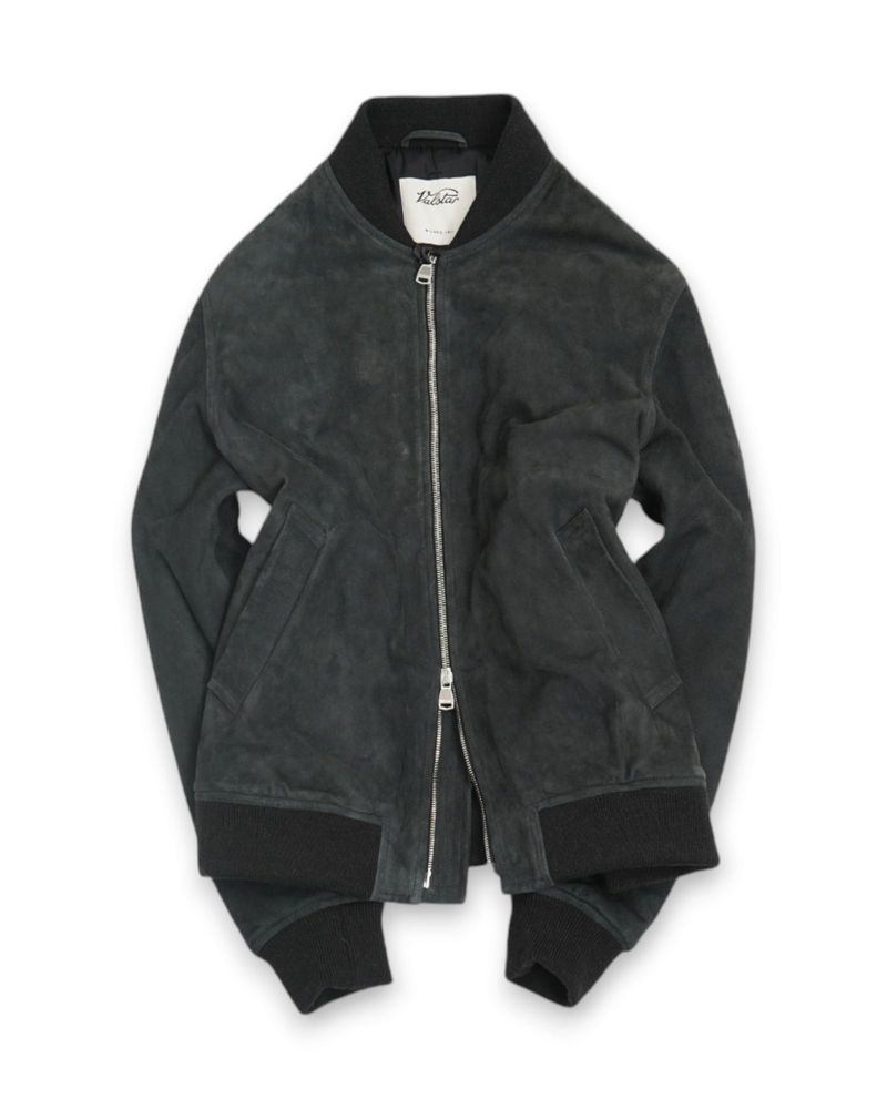 Navy Suede Jacket