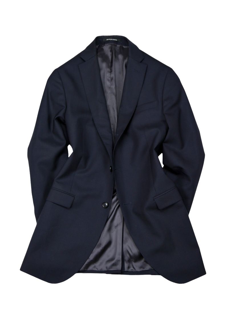 Navy Wool Suit Jacket