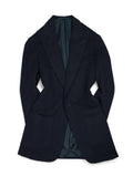 Navy Loro Piana 170's Wool/Cashmere Flannel Sports Jacket