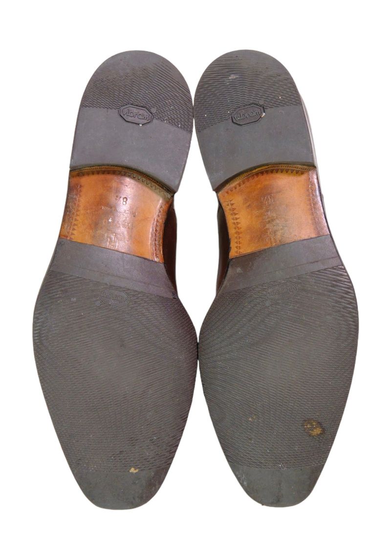 Brown Cap Toe Oxfords