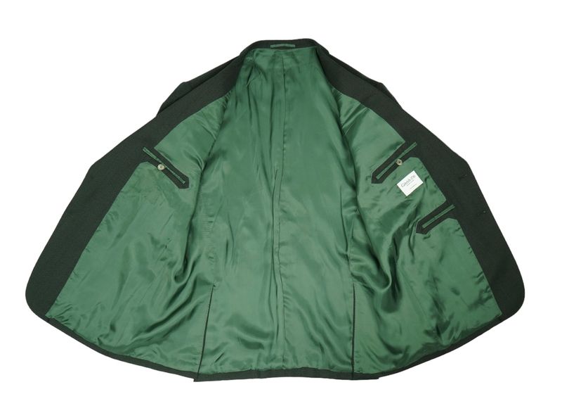 Dark Green Wool Sports Jacket