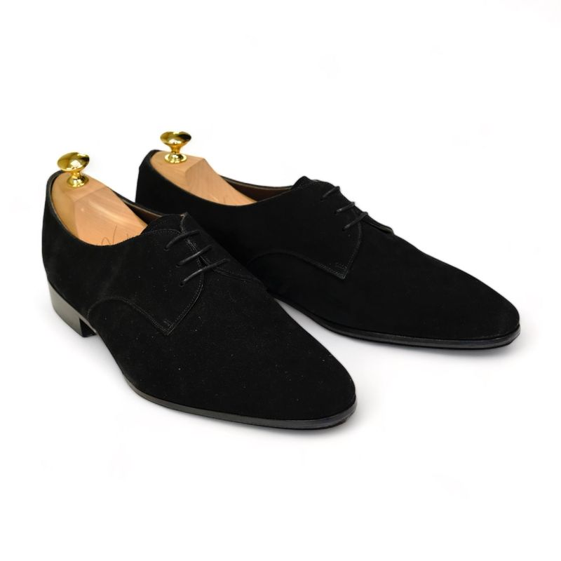 Black Suede Derbies