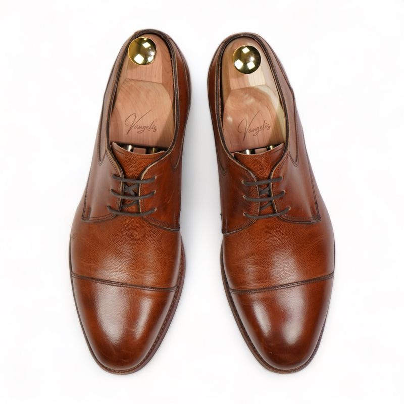 Tan Fine Grain Derby