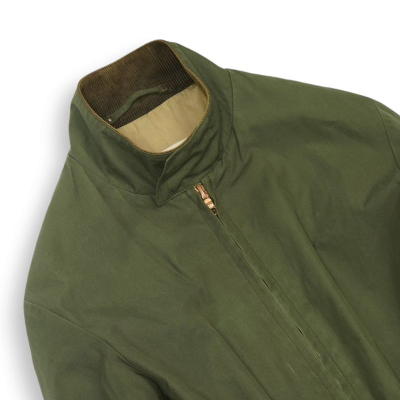 Green Ventile Harrington Jacket