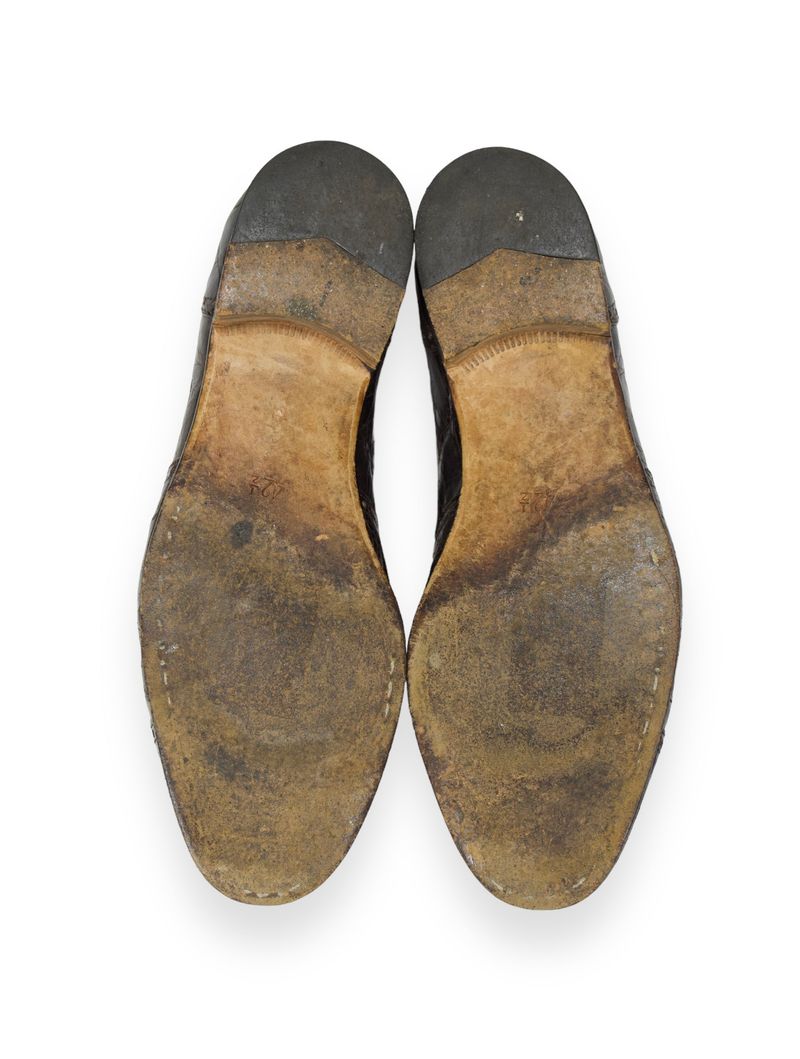 Joy Harper NY - Brown Crocodile Cap Toe Oxfords US 8,5 / EU 42