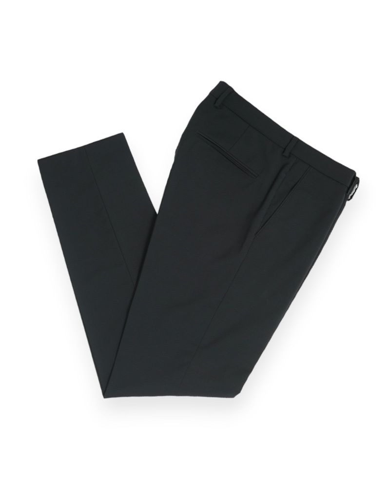 Black Mid-Rise Trouser