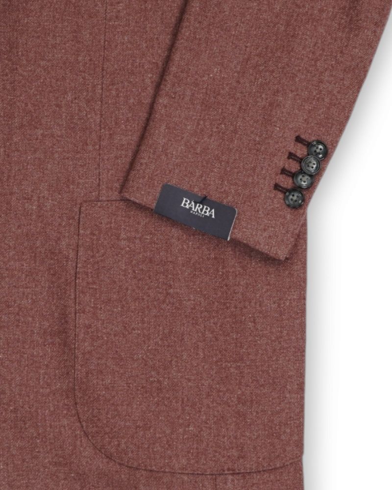 Rosewood Wool/Cotton/Silk Sports Jacket