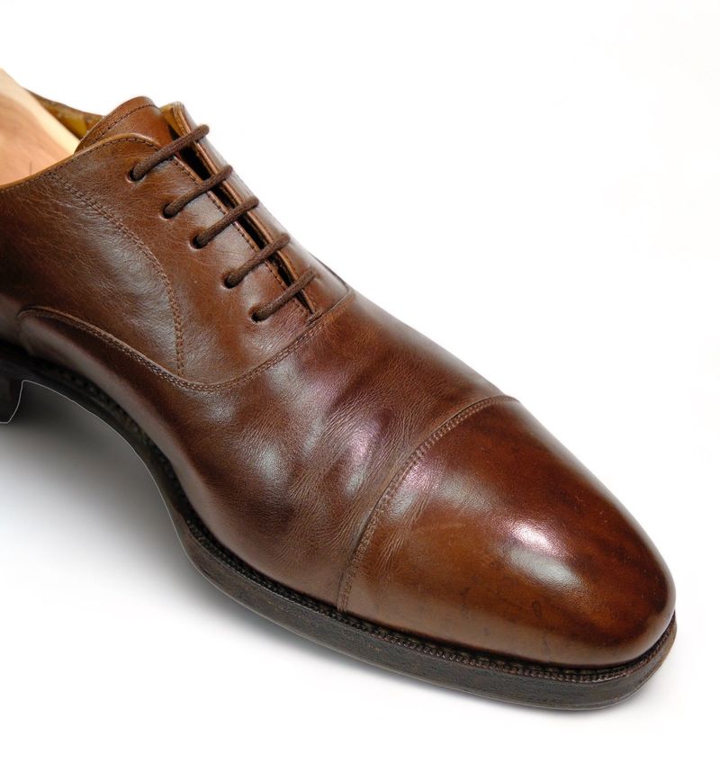 Brown Cap Toe Oxfords