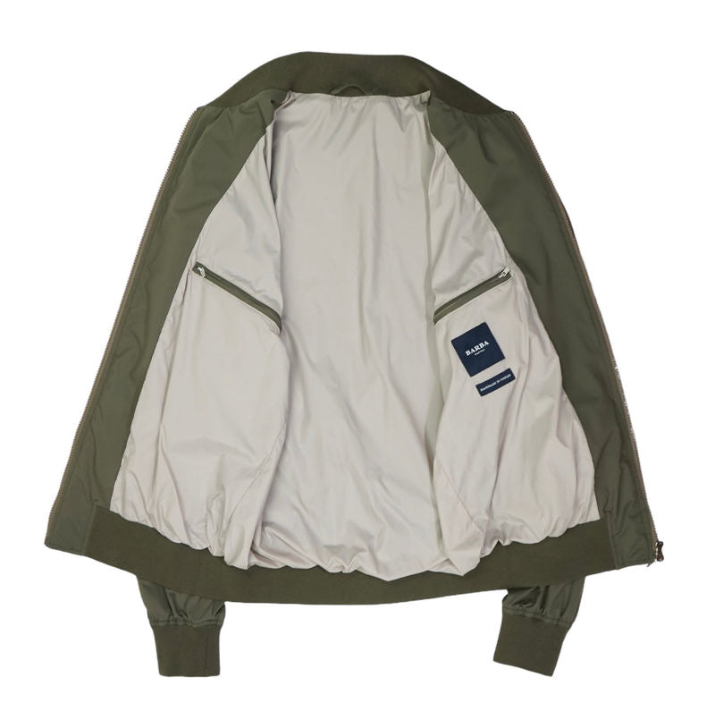 Olive Water-Repellent Packable Shell Jacket