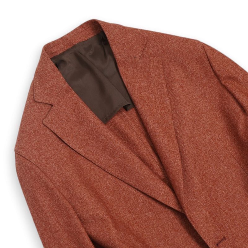 Vermilion Wool/Cotton/Silk Sports Jacket