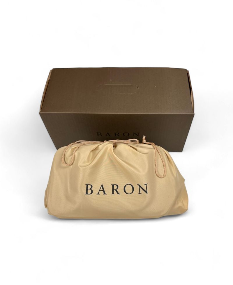 Black Waxed Suede Wash Bag