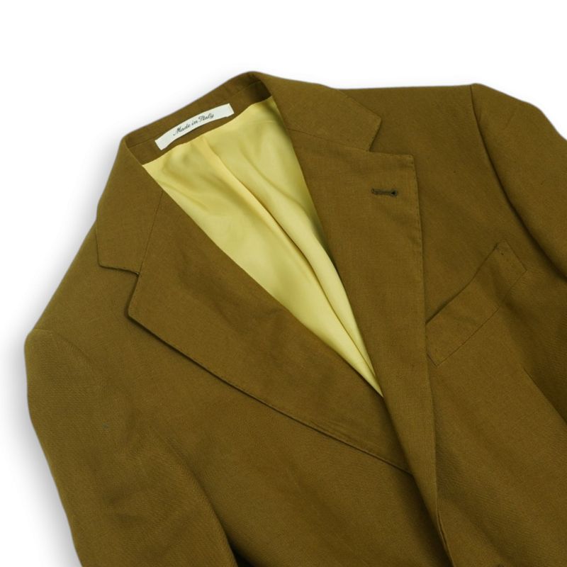 Brown Linen Sports Jacket