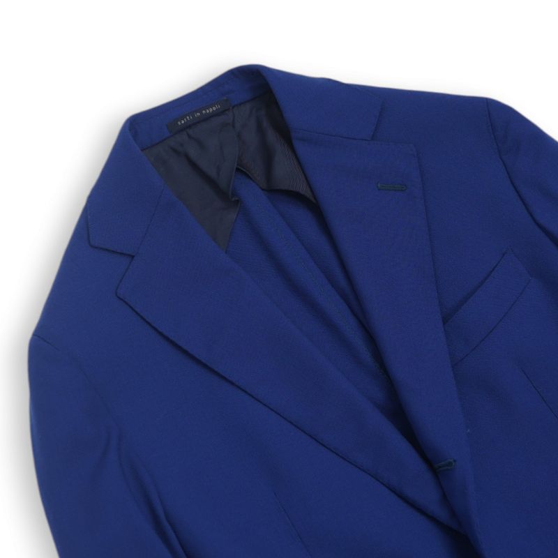Cobalt Blue Wool Sports Jacket