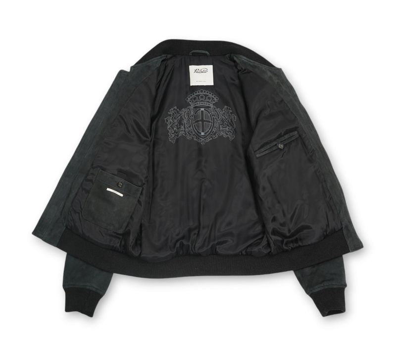 Navy Suede Jacket