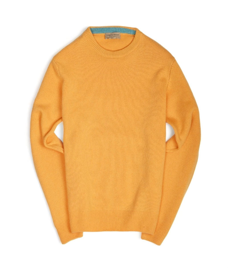 Yellow Wool Crewneck