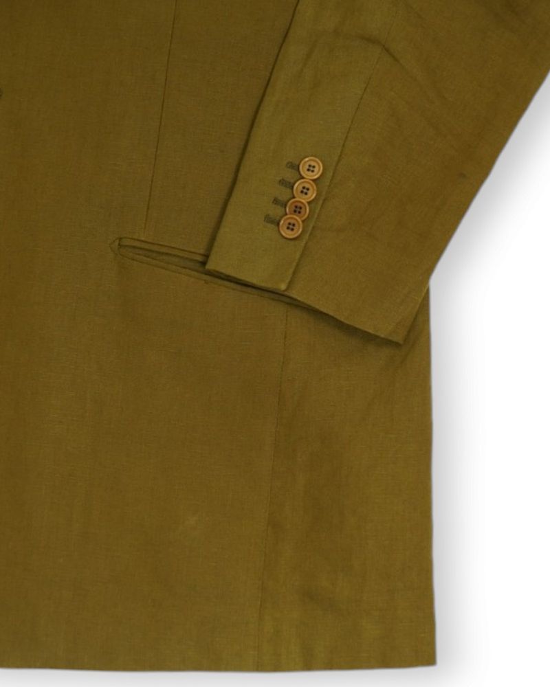 Brown Linen Sports Jacket