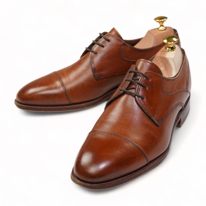 Tan Fine Grain Derby