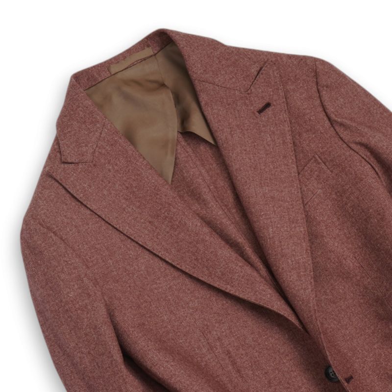 Rosewood Wool/Cotton/Silk Sports Jacket