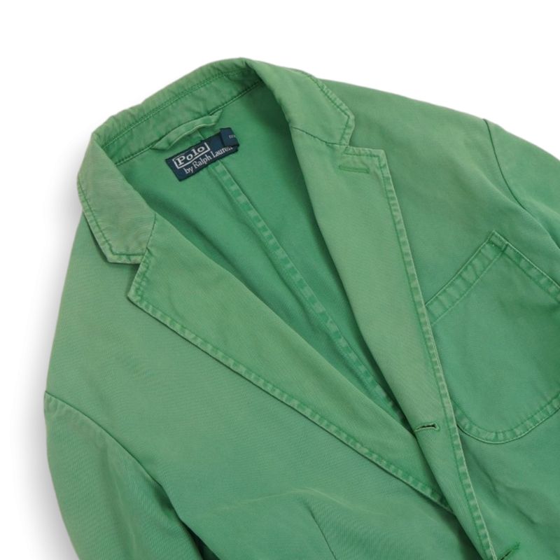 Green Cotton Sports Jacket
