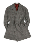 Grey Prince Of Wales DB. Flannel Sports Jacket