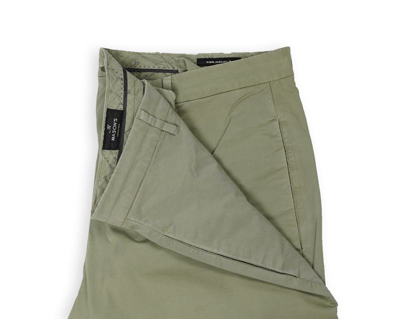Olive Chino, Mid-Rise Trouser