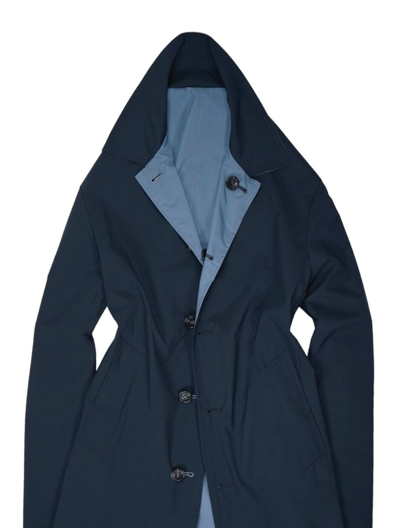 Navy/Blue Reversible Car Coat