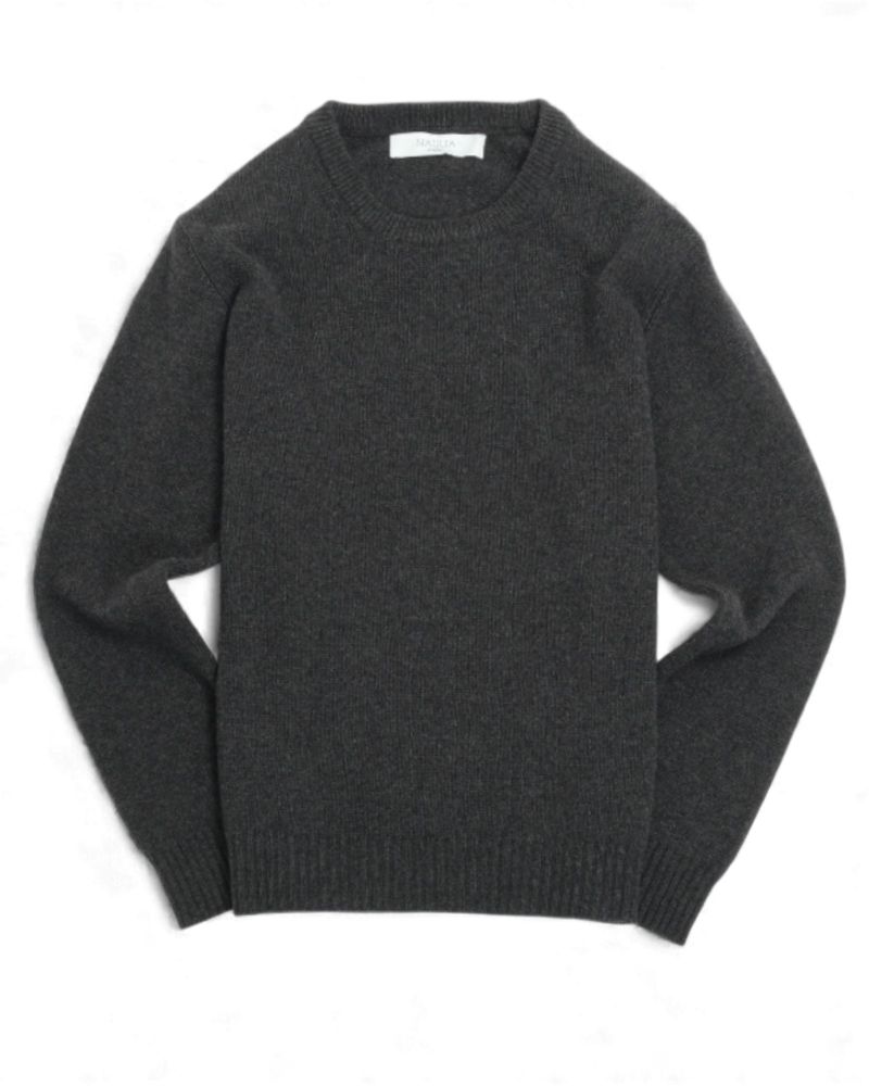 Anthracite Lambswool Sweater