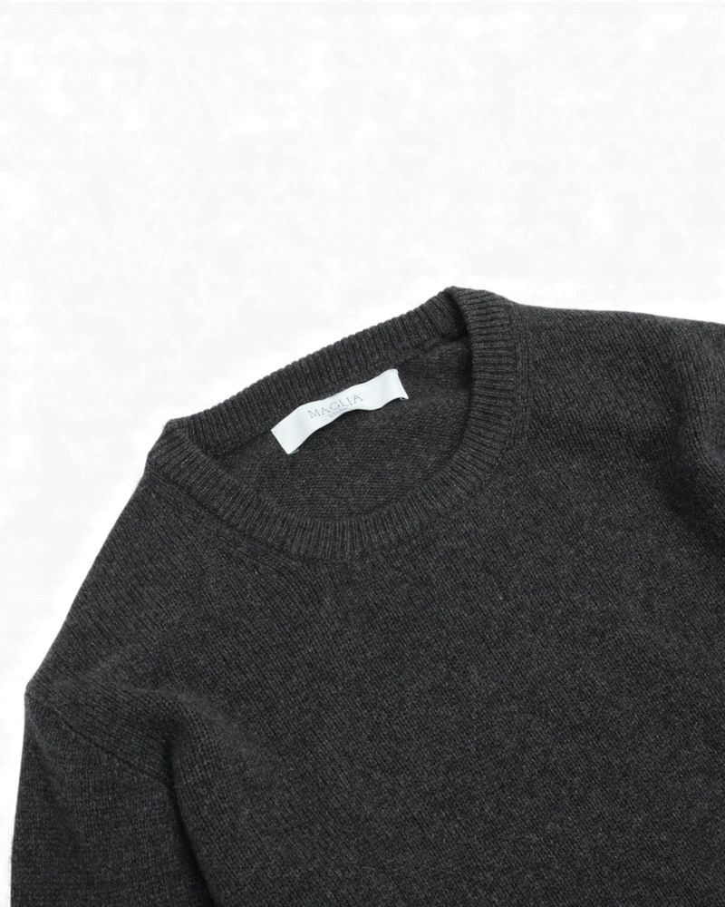 Anthracite Lambswool Sweater