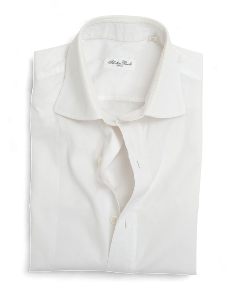 White Poplin Cotton Shirt