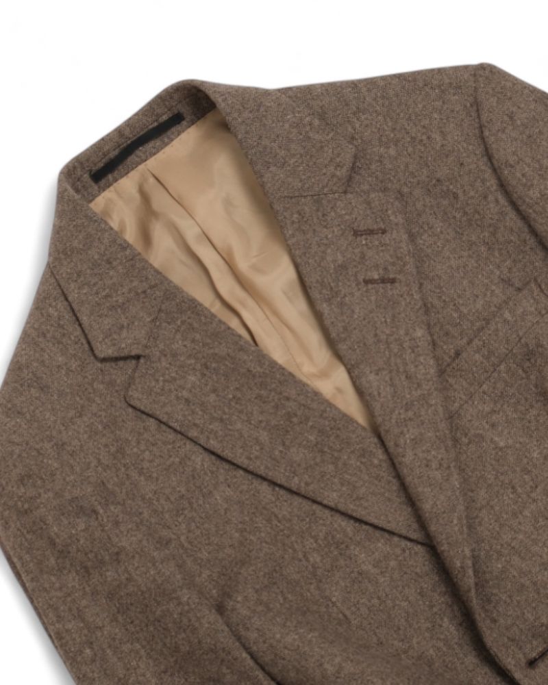 Taupe Flannel Suit