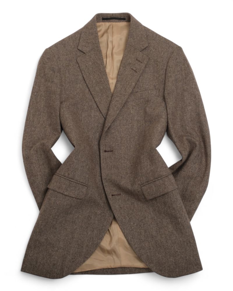 Taupe Flannel Suit