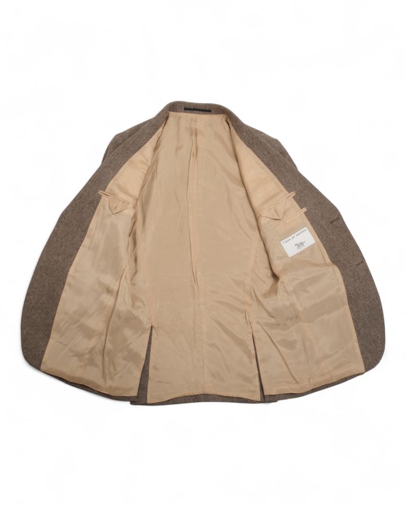 Taupe Flannel Suit