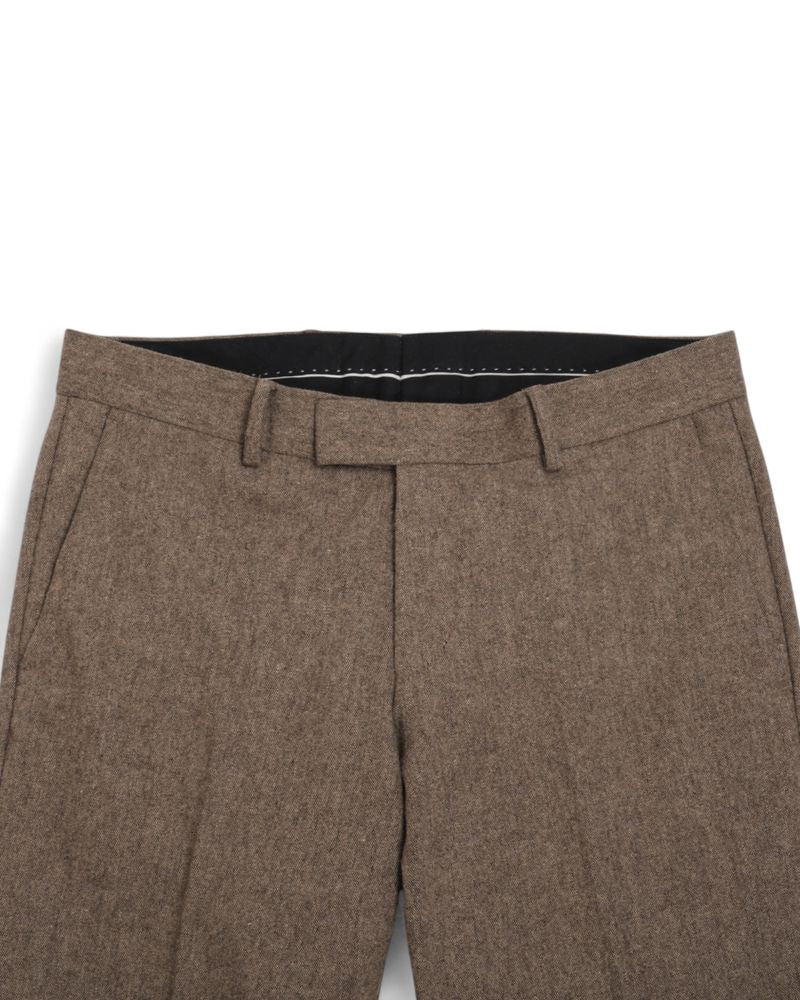Taupe Flannel Suit