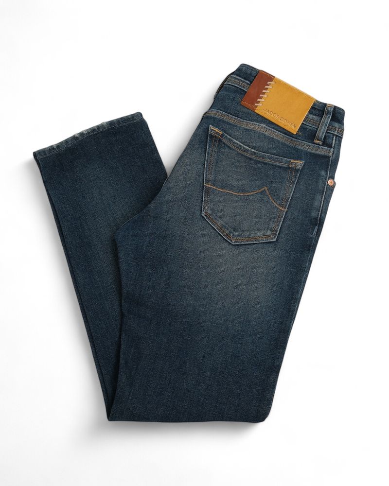 Blue Mid Rise Jeans
