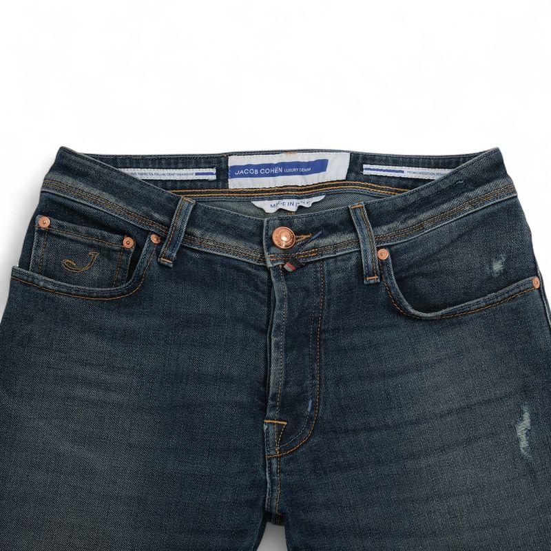 Blue Mid Rise Jeans