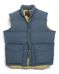 Slate Blue Down Padded Vest