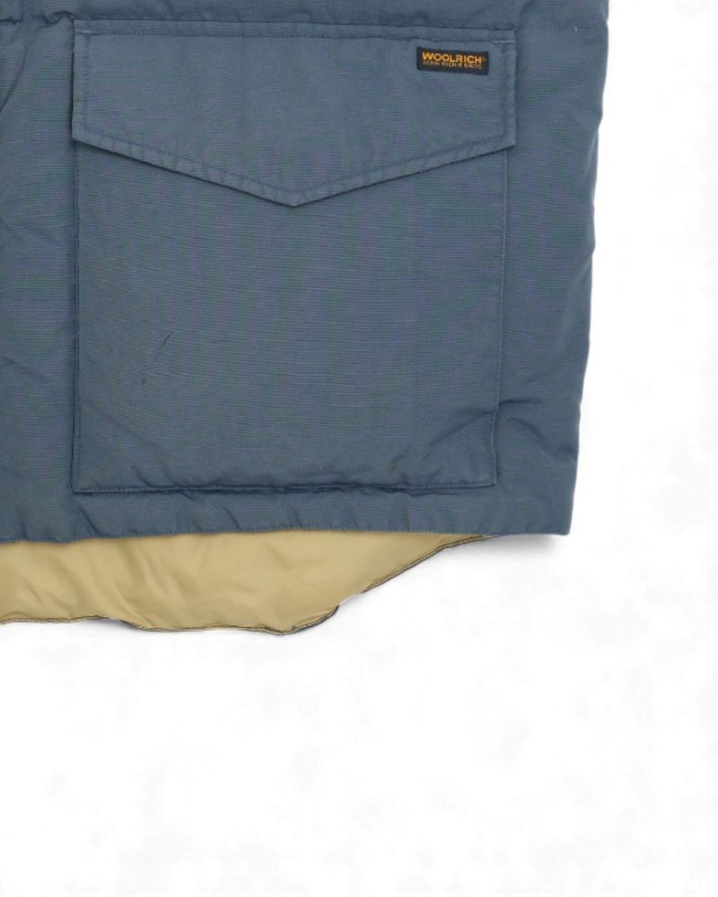 Slate Blue Down Padded Vest