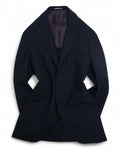 Navy Huddersfield High Twist Wool Sports Jacket