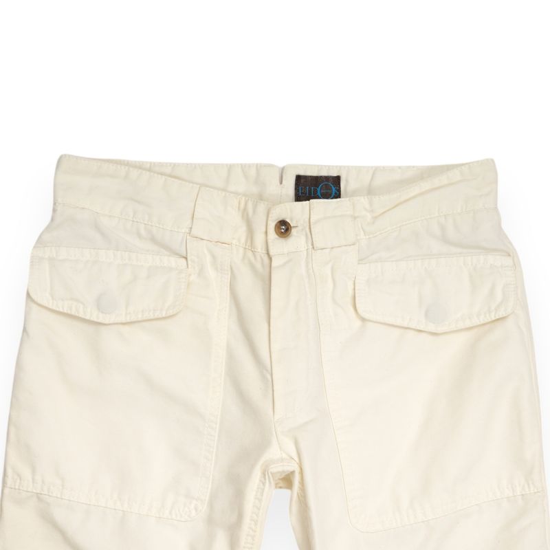 Off White Mid Rise Trousers