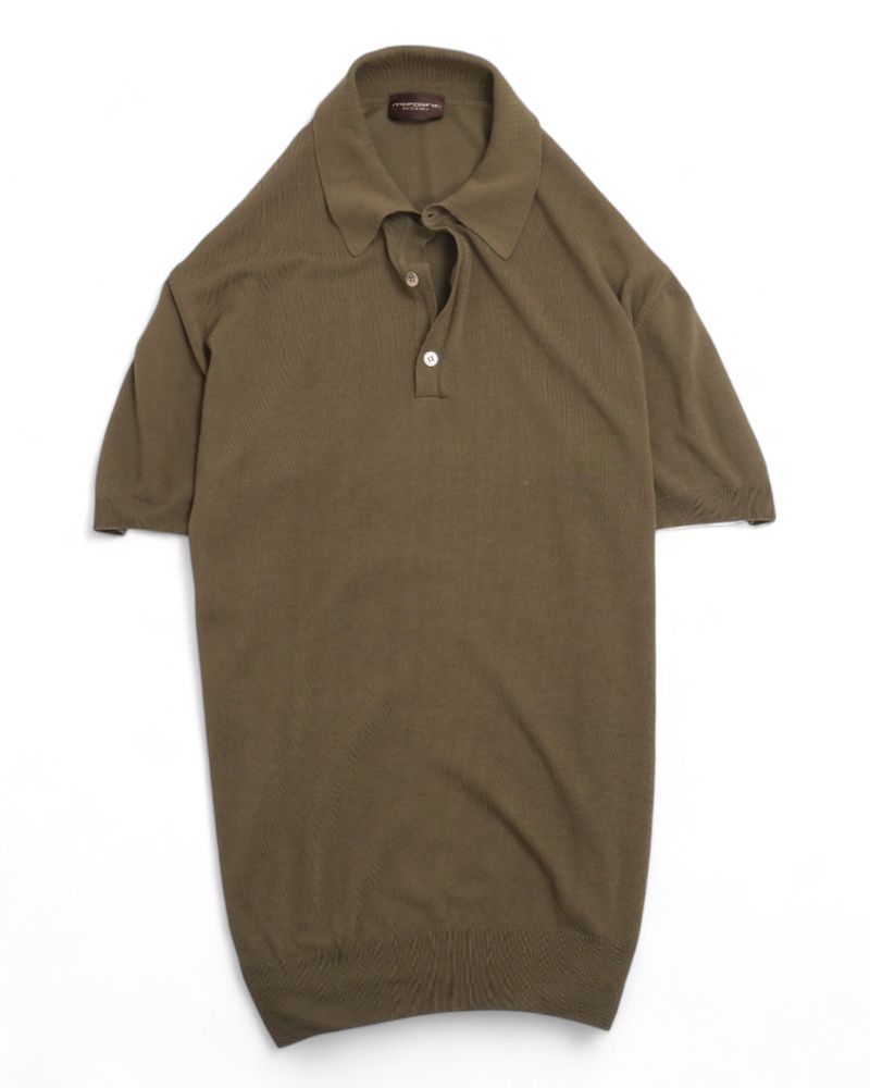 Olive Cotton Polo