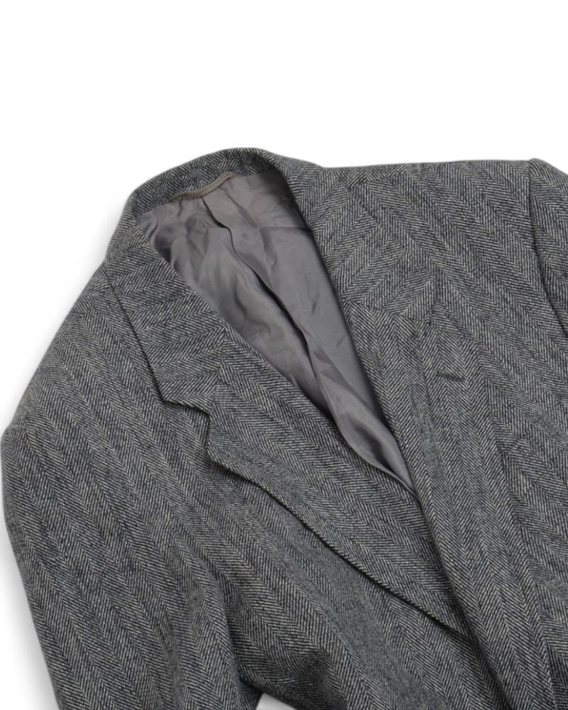 Blue Herringbone Sports Jacket
