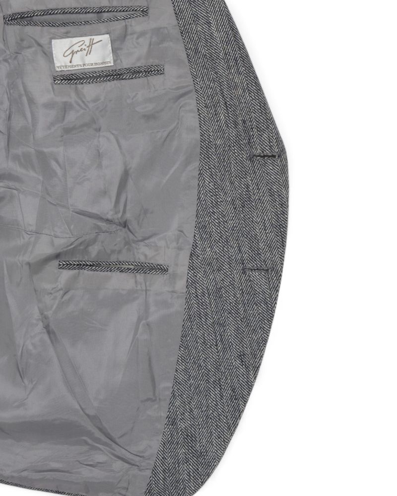 Blue Herringbone Sports Jacket