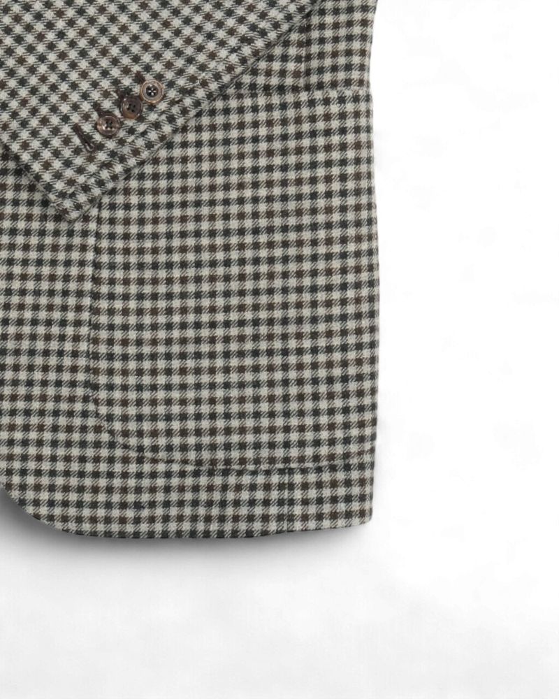 Grey & Brown Gunclub Sports Jacket