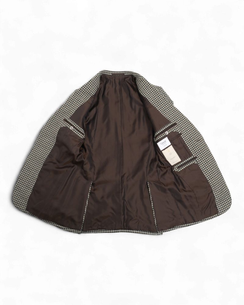Grey & Brown Gunclub Sports Jacket