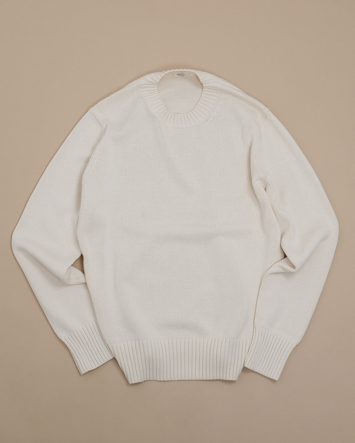 Bone Nonpareil Heavy Crewneck by Rubato