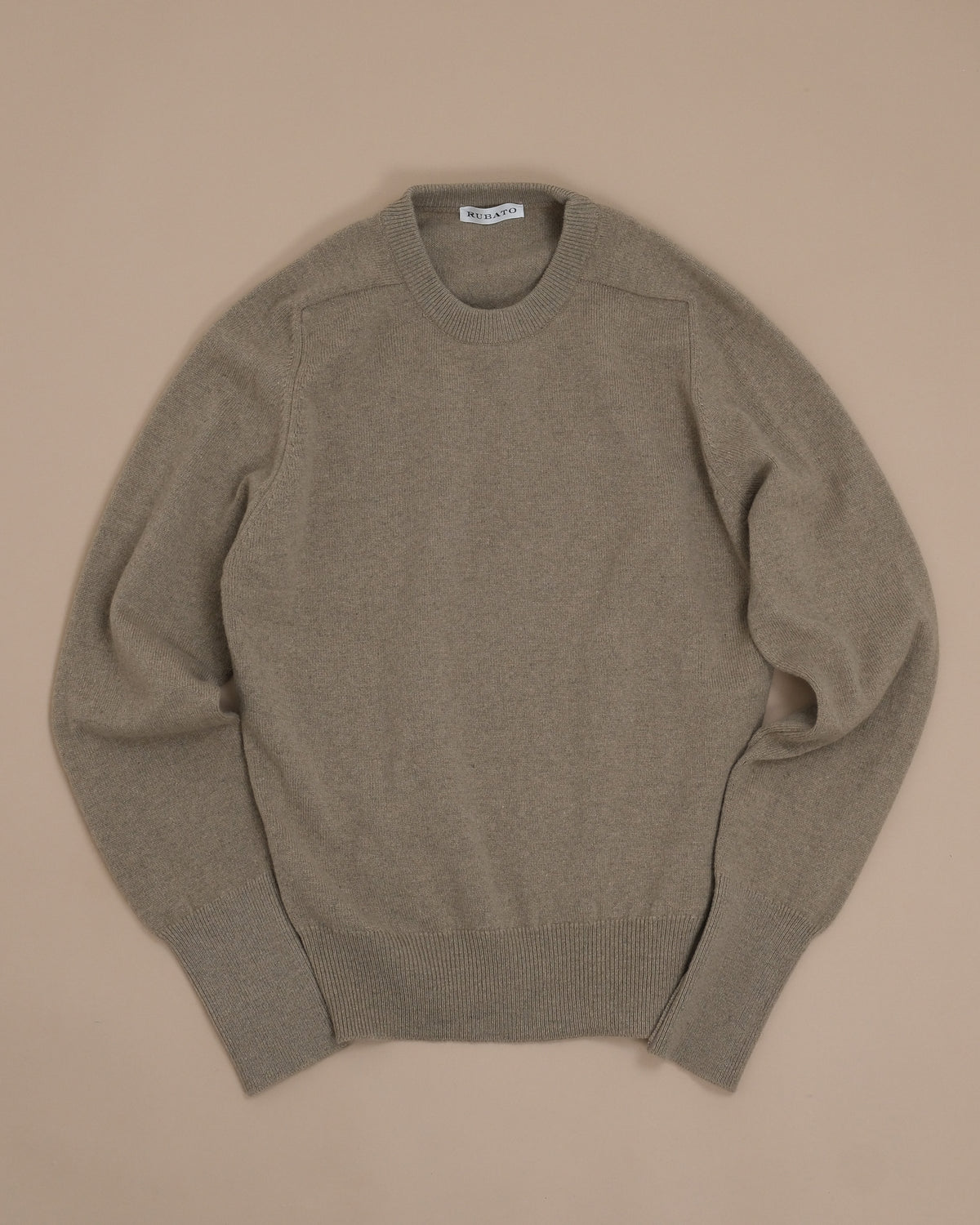 Gravel Lambswool Standard Crewneck by Rubato