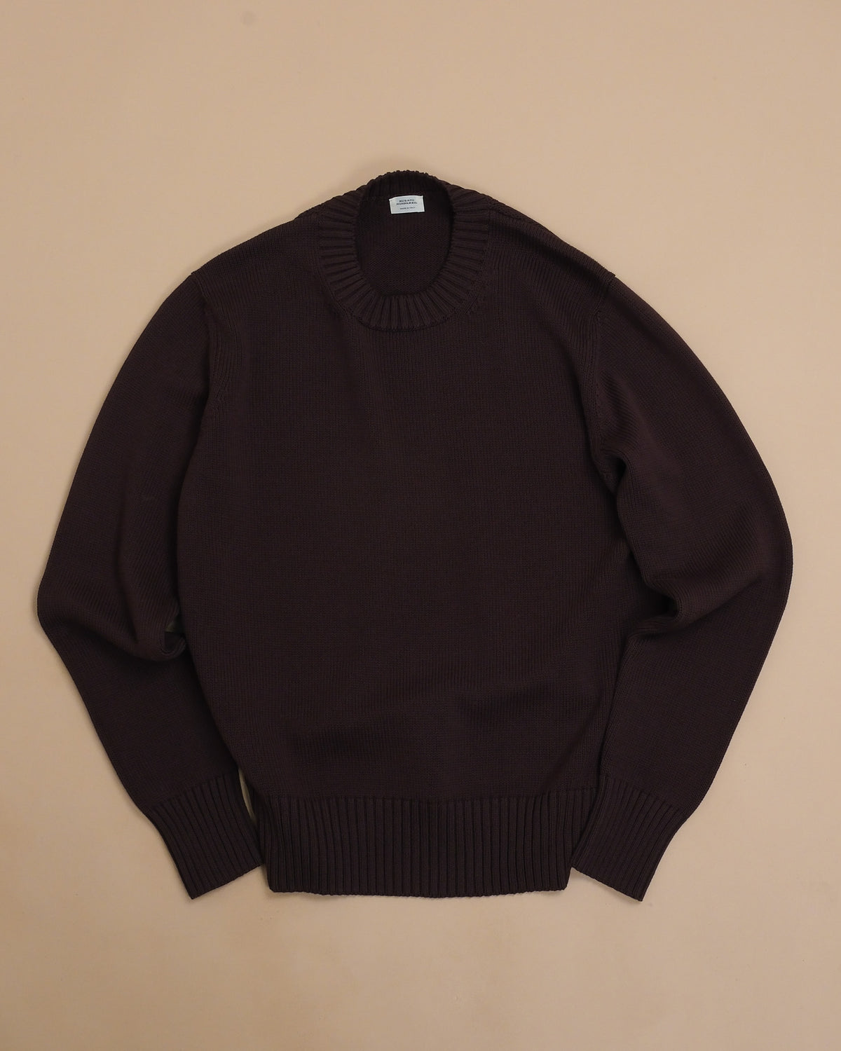 Mocha Nonpareil Heavy Crewneck by Rubato
