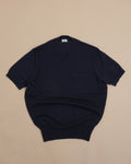 The Navy Cotton Nonpareil T-Shirt by Rubato.